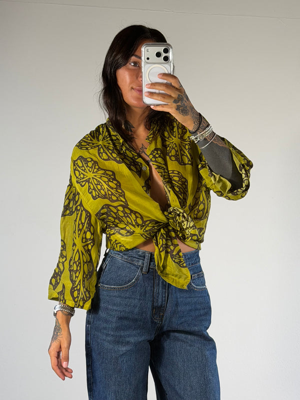 CAMICIA MISTO SETA