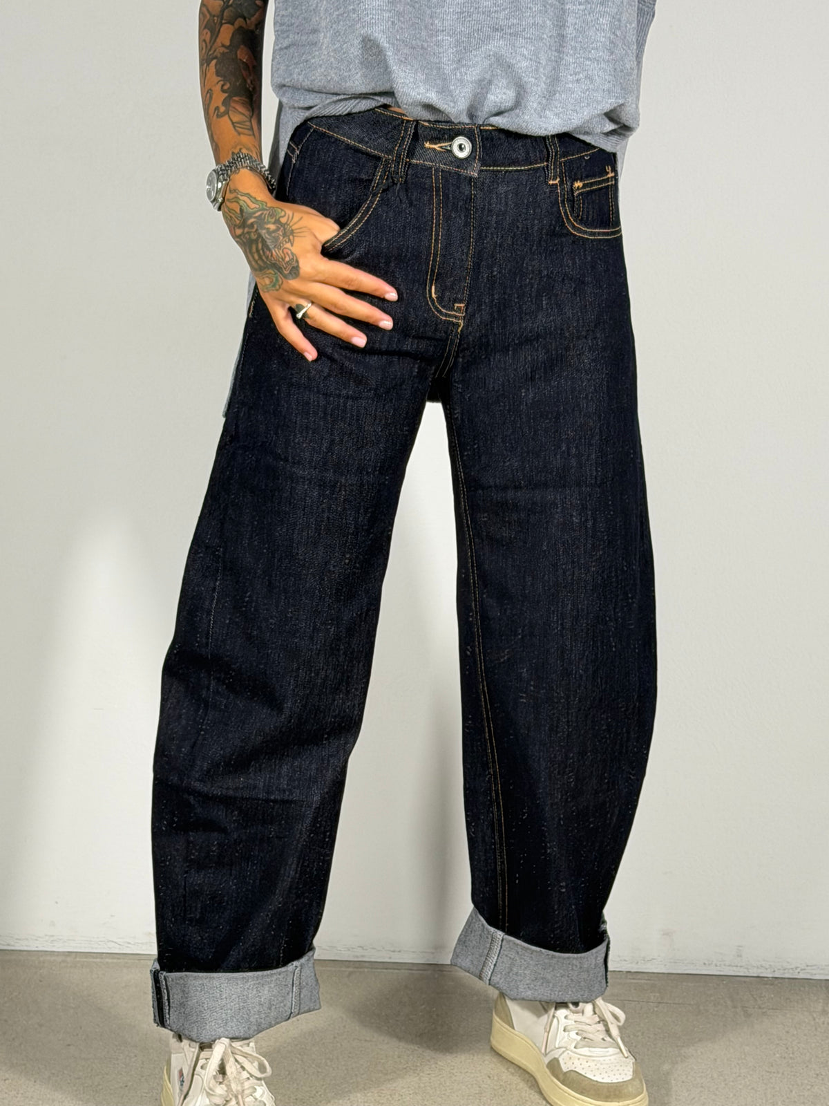 JEANS RISVOLTO