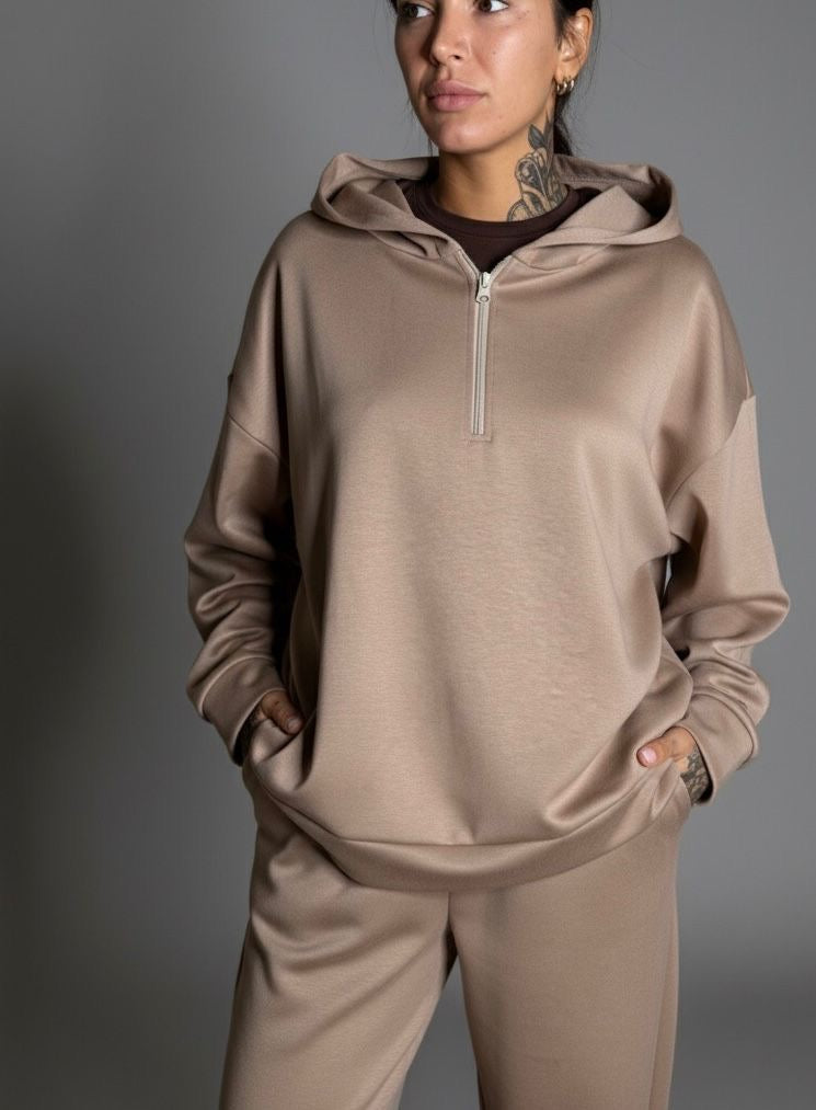 FELPA ZIP BDS COMFORT