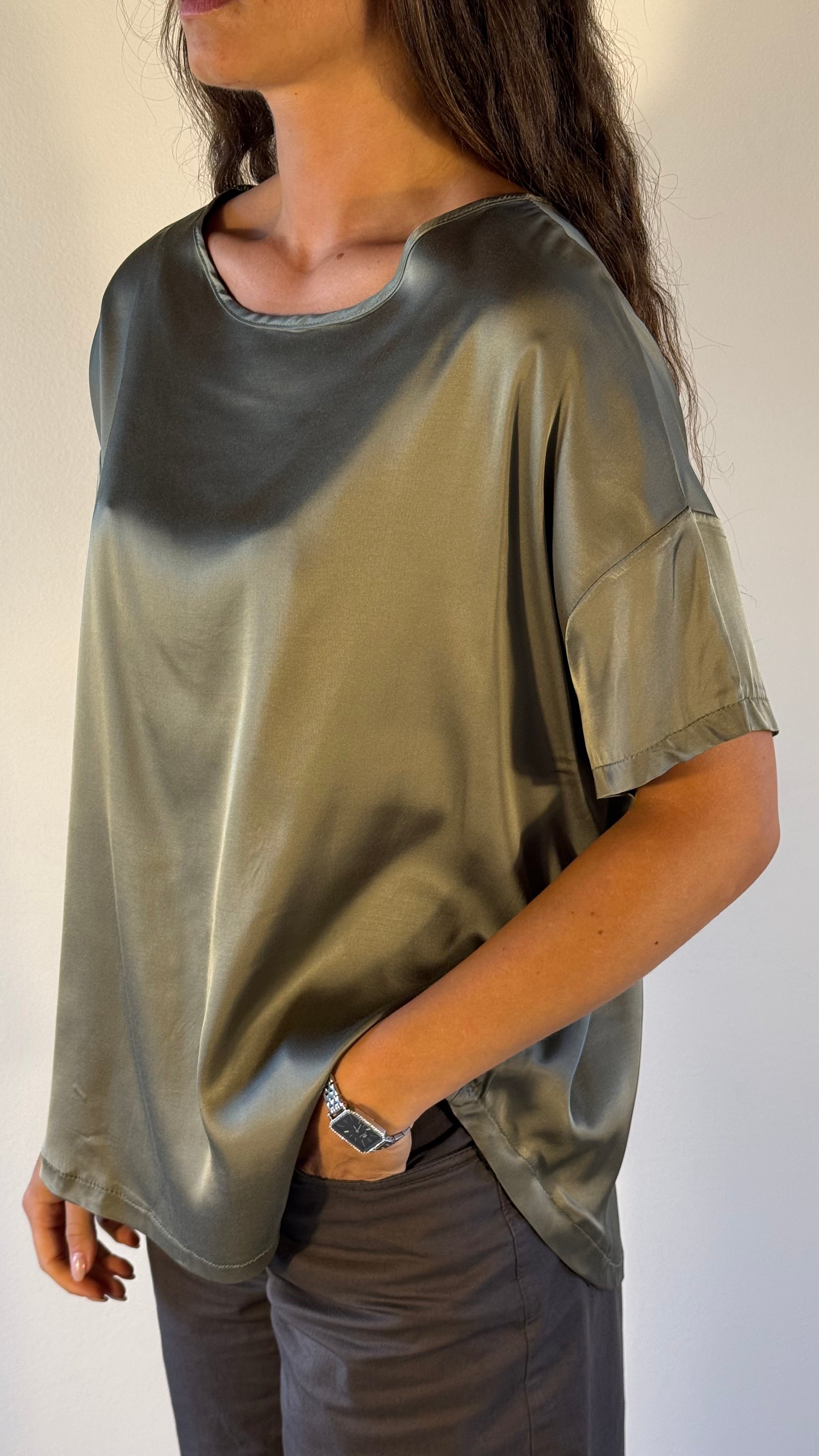 T SHIRT OVER SETA