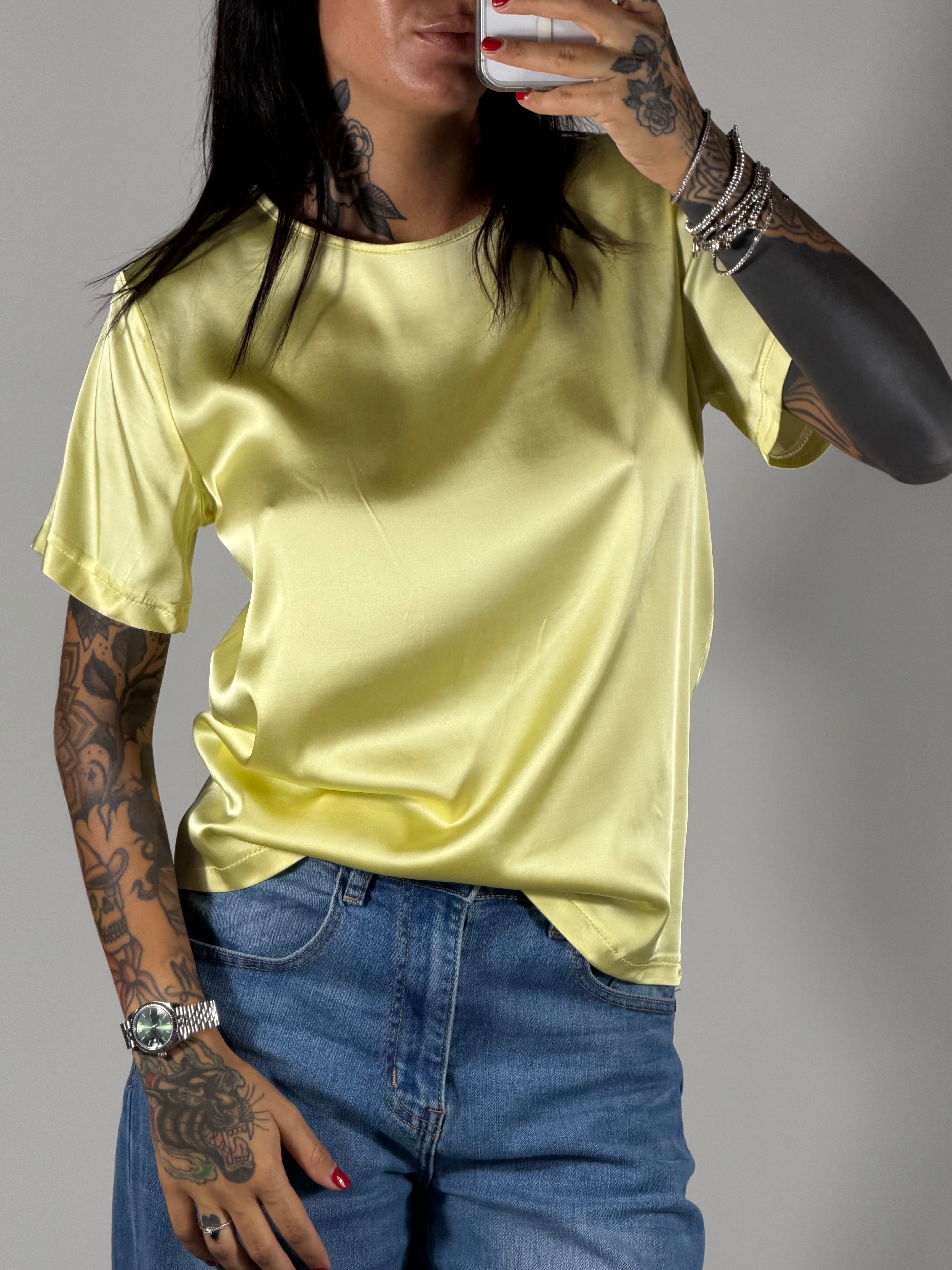 T-SHIRT SETA PROMO SLIM
