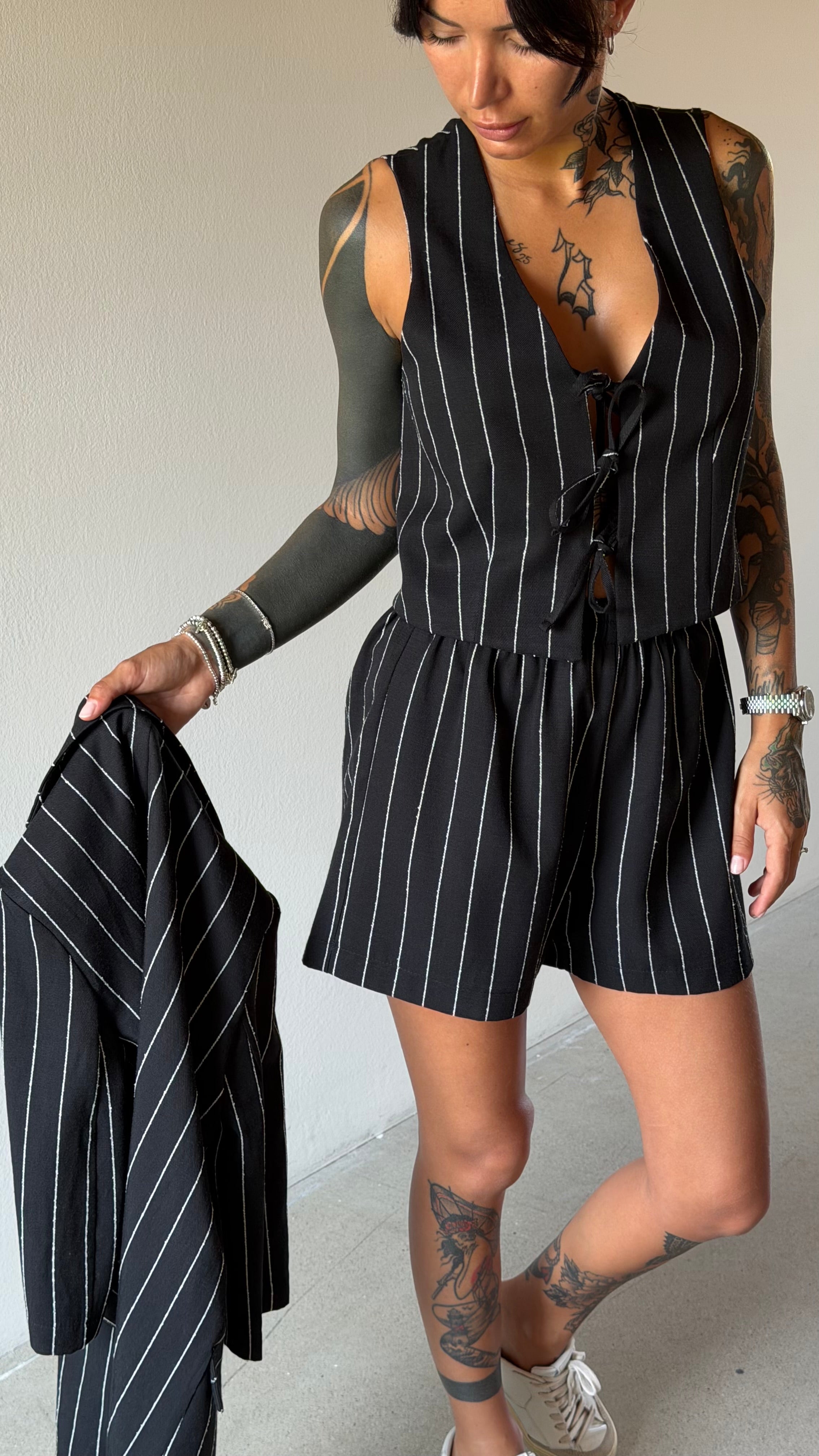 SHORT GESSATO