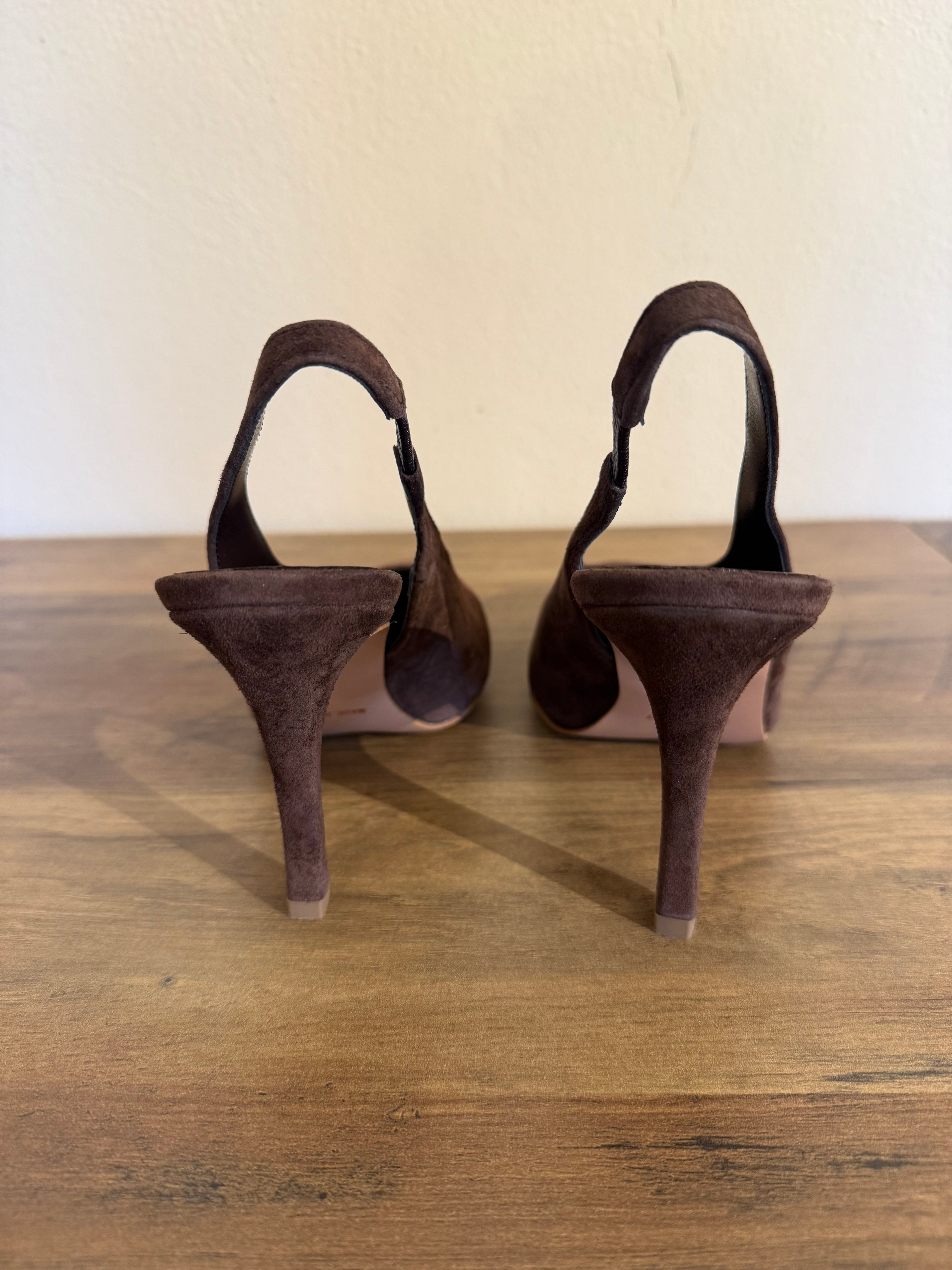 SLINGBACK IN SUEDE