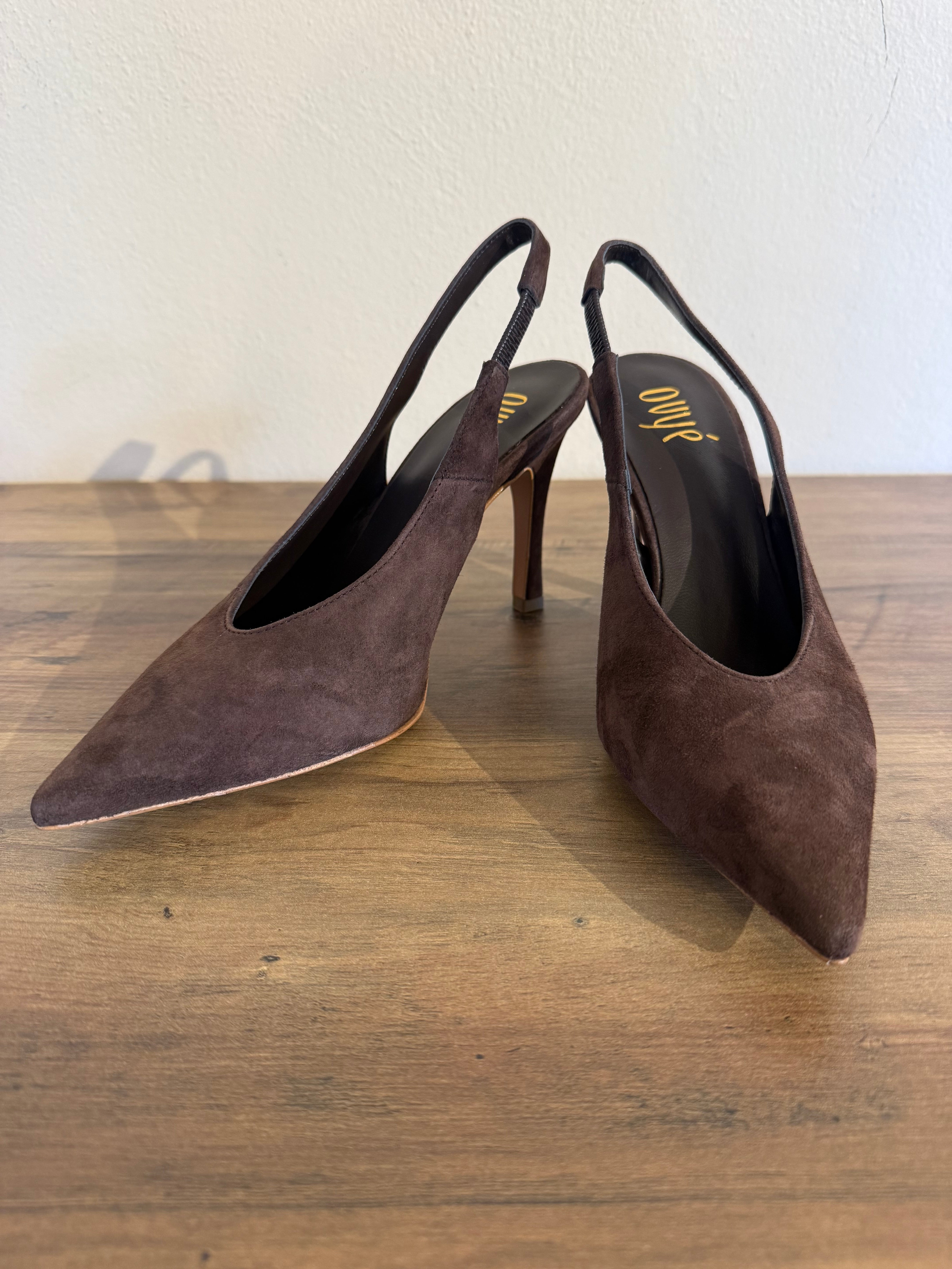 SLINGBACK IN SUEDE