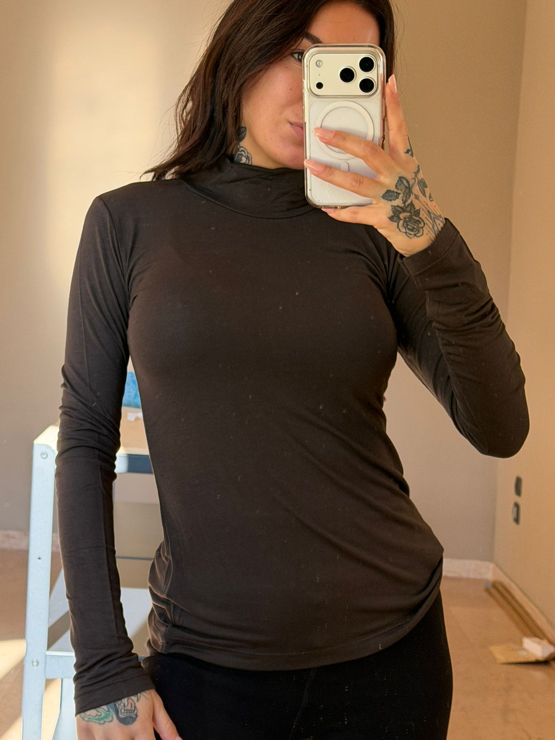 MAGLIA BAMBOO MEZZO COLLO