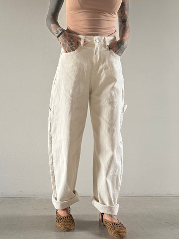 JEANS WORK CREMA