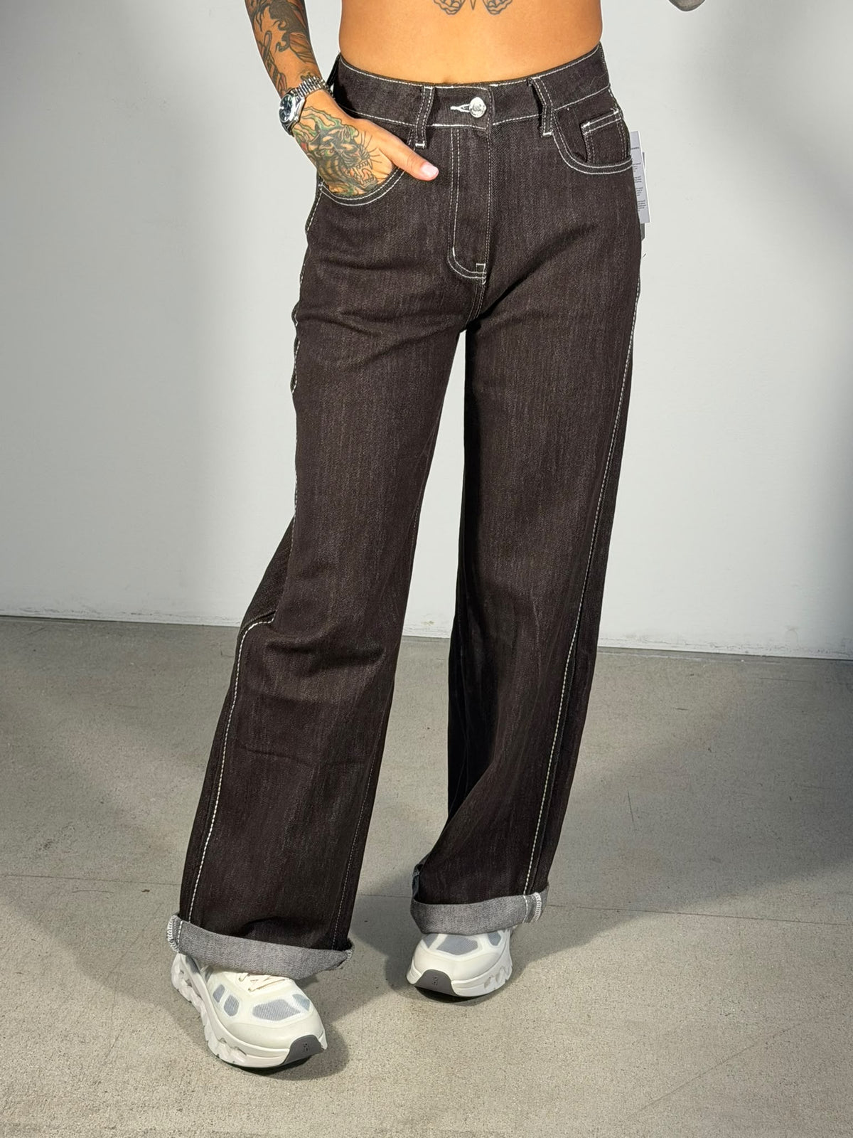 JEANS WIDE LEG
