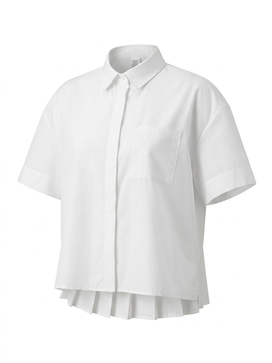 CAMICIA PLISSETTATA